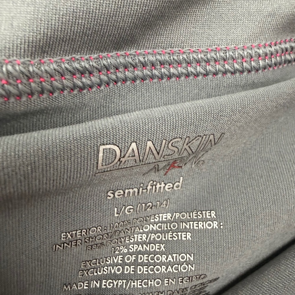 Danskin Now Womens Active Shorts Bundle Pink 2-in-1 & Teal Woven L 12-14 NWT - Picture 5 of 8